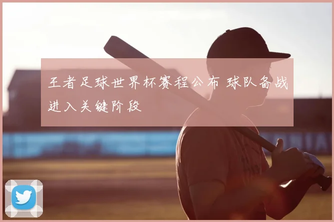 王者足球世界杯赛程公布 球队备战进入关键阶段