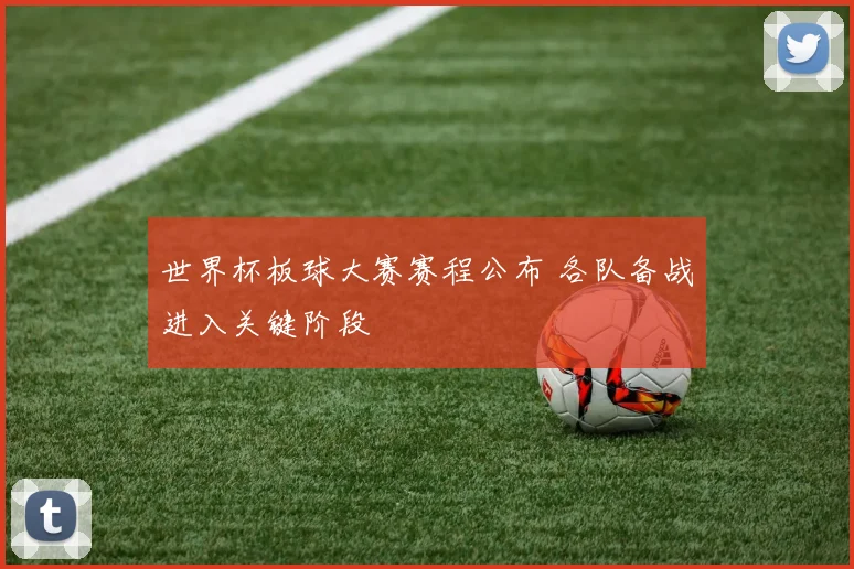 世界杯板球大赛赛程公布 各队备战进入关键阶段