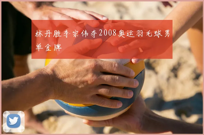 林丹胜李宗伟夺2008奥运羽毛球男单金牌